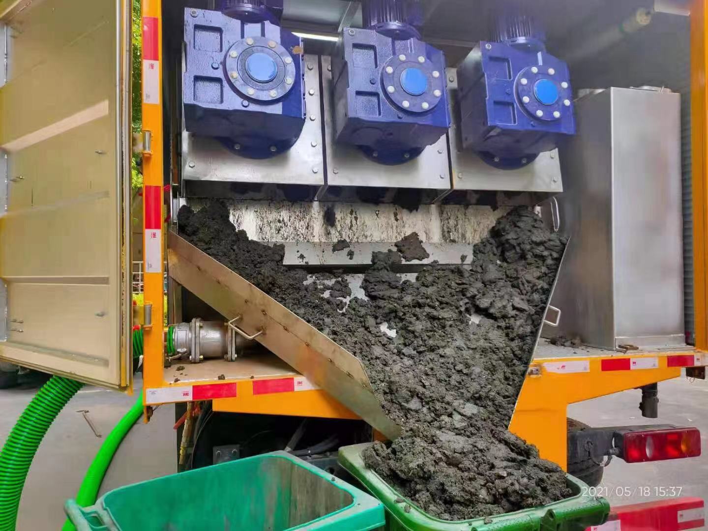 沽源化粪池清掏城市维护站-泥浆净化干湿分离处理